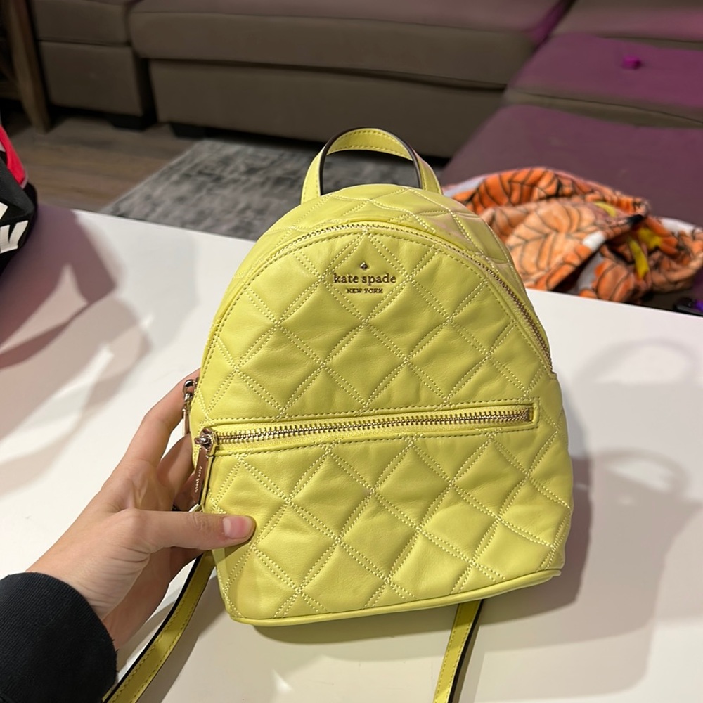 Yellow Kate spade purse